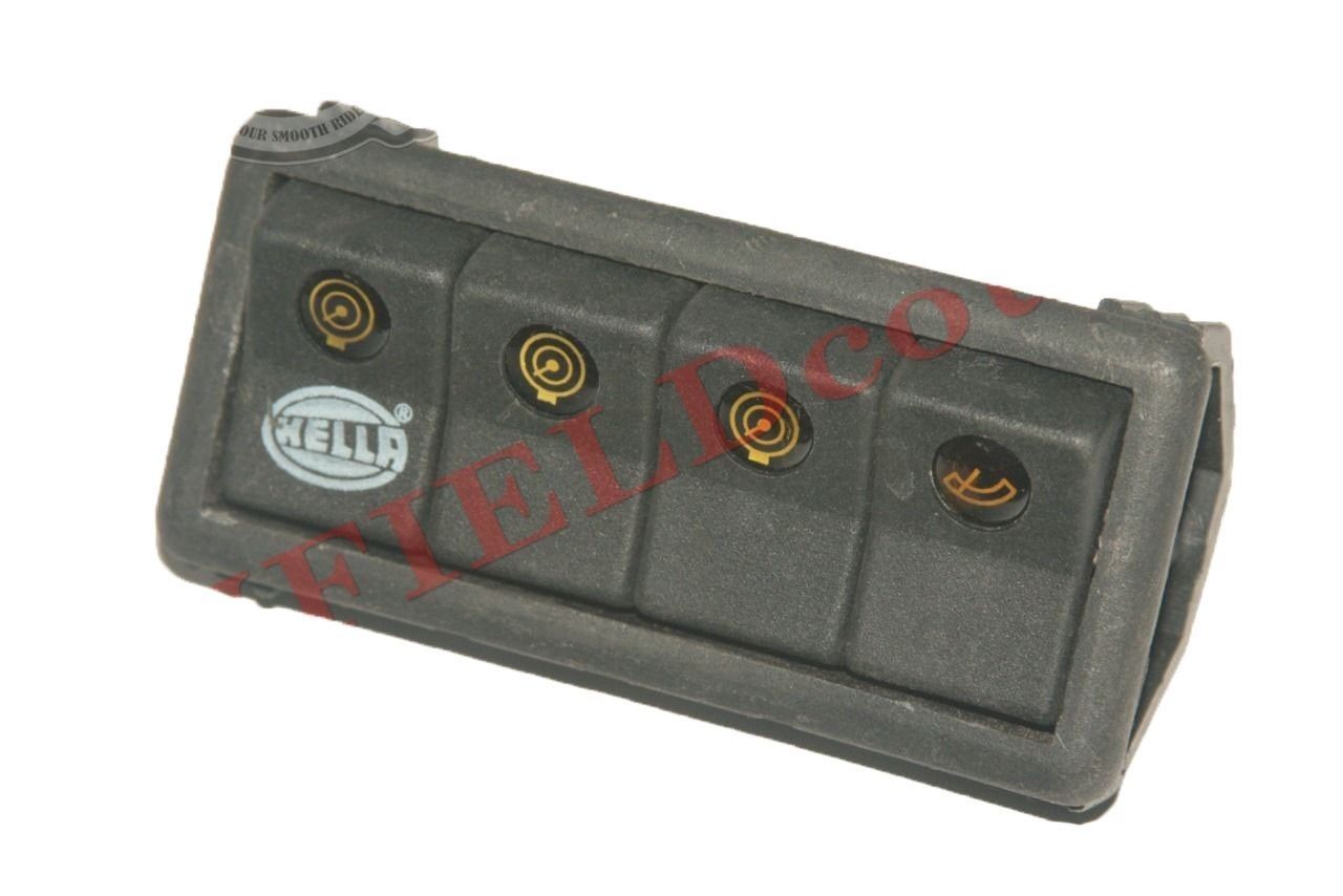 Hella 4 Unit Piano Switch Cluster Console For Jeeps Tractor Bus Lorry  