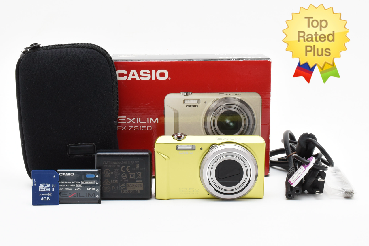 English OK [Near Mint+++ w/Box] Casio Exilim EX-ZS150