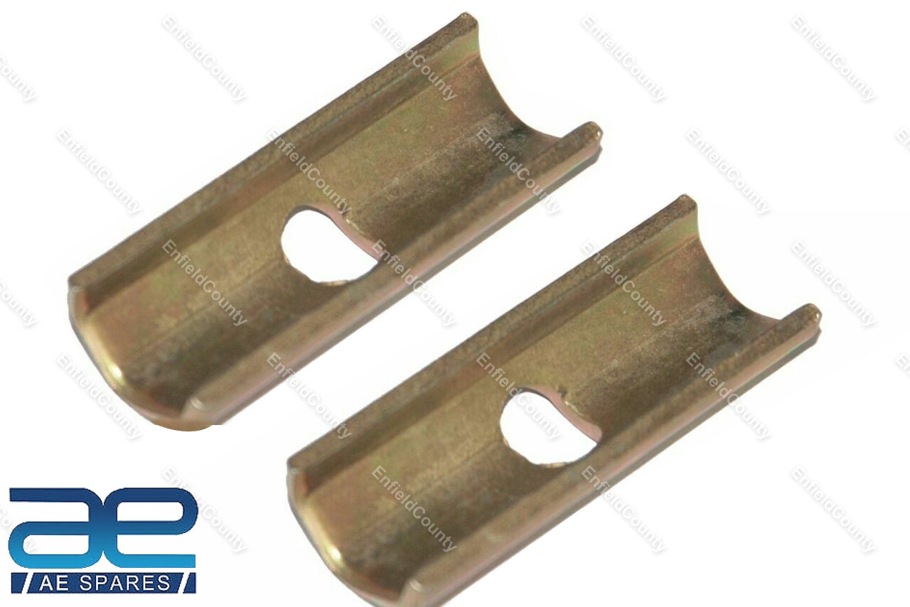 Pair Vintage Vespa Scooter Front Saddle Seat Holding Clip  