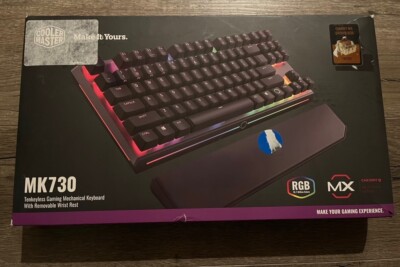 Cooler Master MK730 Tenkeyless Gaming Mechanical Keyboard with Cherry MX Brown!