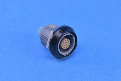 LEMO Circular Push Pull Connector 14 Pin Female Solder PKG.M1.4SL.LG