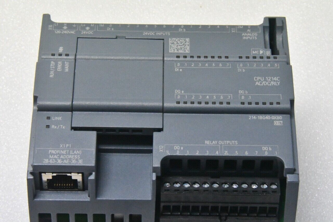 SIEMENS SIMATIC S7-1200 CPU 1214C 6ES7 214-1BG40-0XB0 | eBay SIEMENS SIMATIC S7-1200 CPU 1214C 6ES7 214-1BG40-0XB0 | eBay