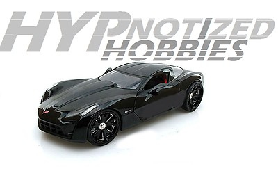 ミニカー 1:24 2009 CORVETTE STINGRAY CONCEPT Amazon.com: JADA TOYS 1:24 BTM - '09 Corvette Stingray