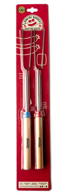Bunkhouse Bonfire Buddies 2-Pack Extendable Roasting Sticks