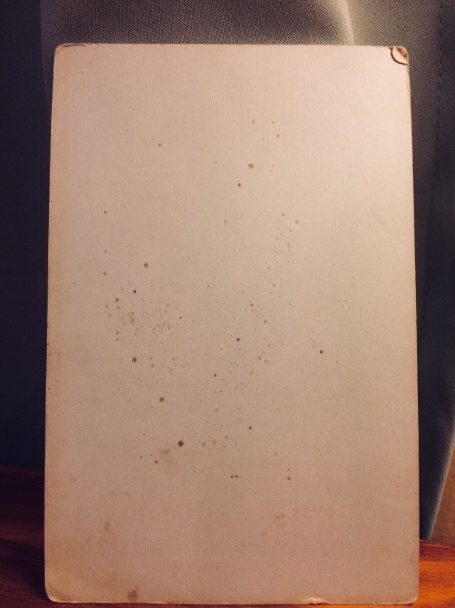 Instant Relative Cabinet Photo Woman Lubtowe High Collar 1900s Vintage