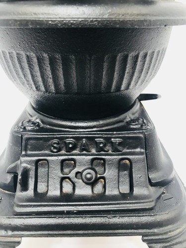 Antique SPARK Salesman's Sample Pot Belly Stove Grey Iron Casting Co. Mt Joy PA