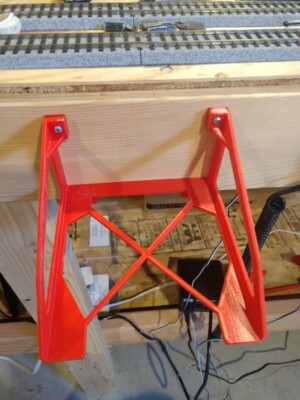 NCE Smart Booster SB5 3D printed rack mount