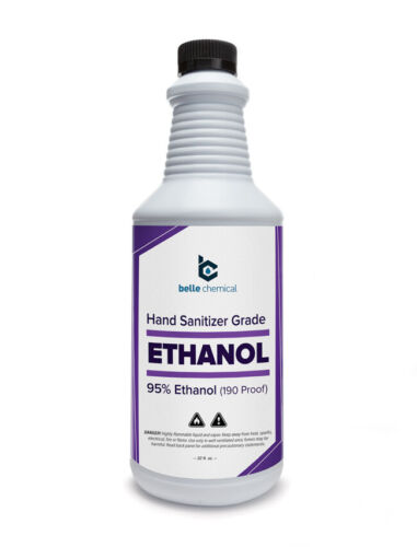 Ethyl Alcohol (Ethanol) 95% (190 Proof) - No Fermentation Smell - No Methanol