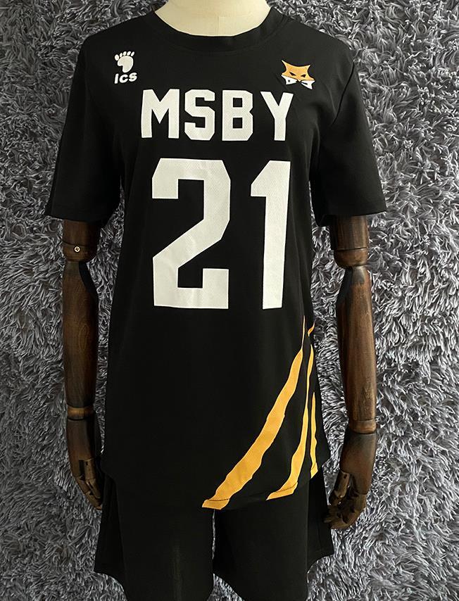 Haikyuu Uniform NO.21 MSBY Black Jackal Shoyo Hinata Model S