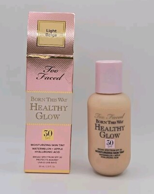 Too Faced Born This Way Healthy Glow Moisturizing Skin Tint Light Beige