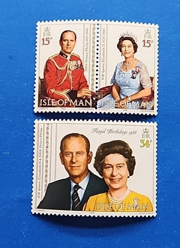 Isle Of Man Stamps, Scott 316-317 Complete Set MNH