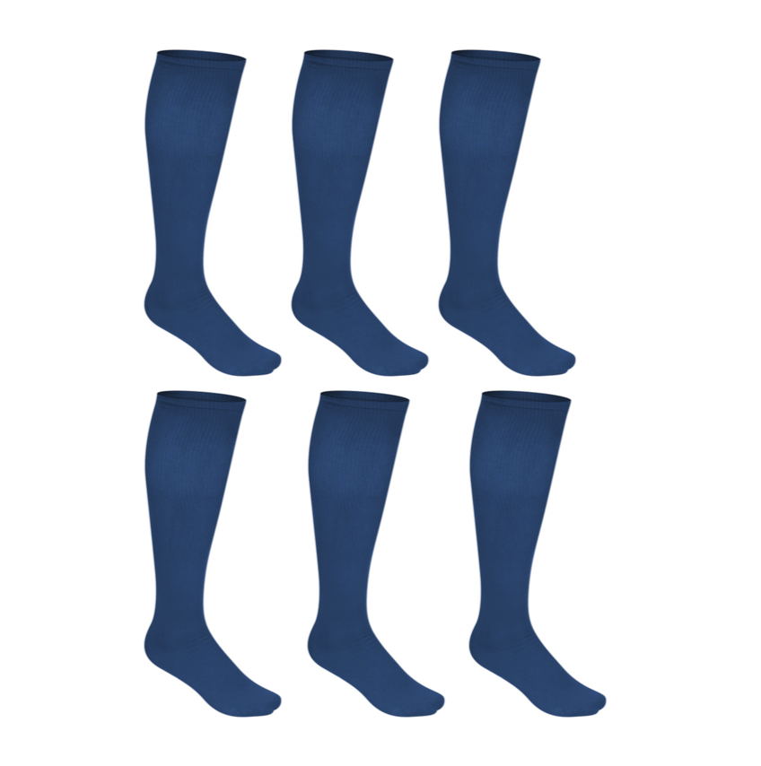 Toddler Soccer Socks Girls Boys Knee High 3 Pairs