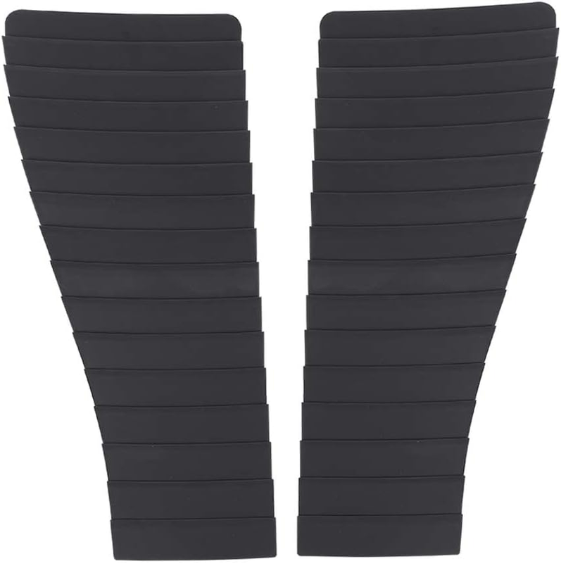 Louver Satin Black Left Right Hood Inserts for 1985-1990 Chevy Camaro Z28 & IROC