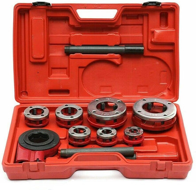 BSPT 7 Size Dies Ratches/Pipe Threader, Threading 3/8'' to 2''(3/8'', 1/2'', 3/4'', 1