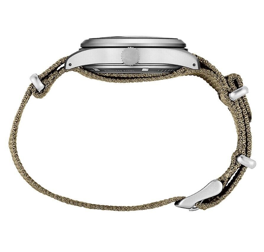 Pre-owned Seiko 5 Sports Men's Watch Nylon Strap Black Dial Srpg35j1 (fedex 2 Day)