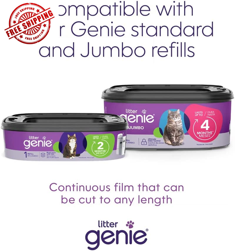 Waste Disposal Genie System for Odor Control cat small dog rabbit small animal
