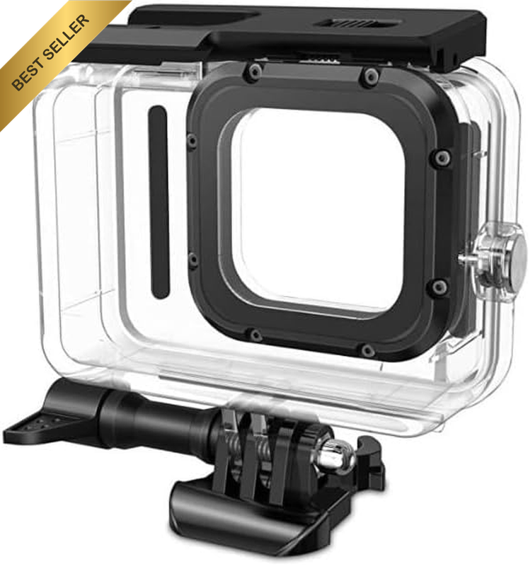 Super Dive Waterproof Case for Gopro Hero 13 12 11 10 9 Black