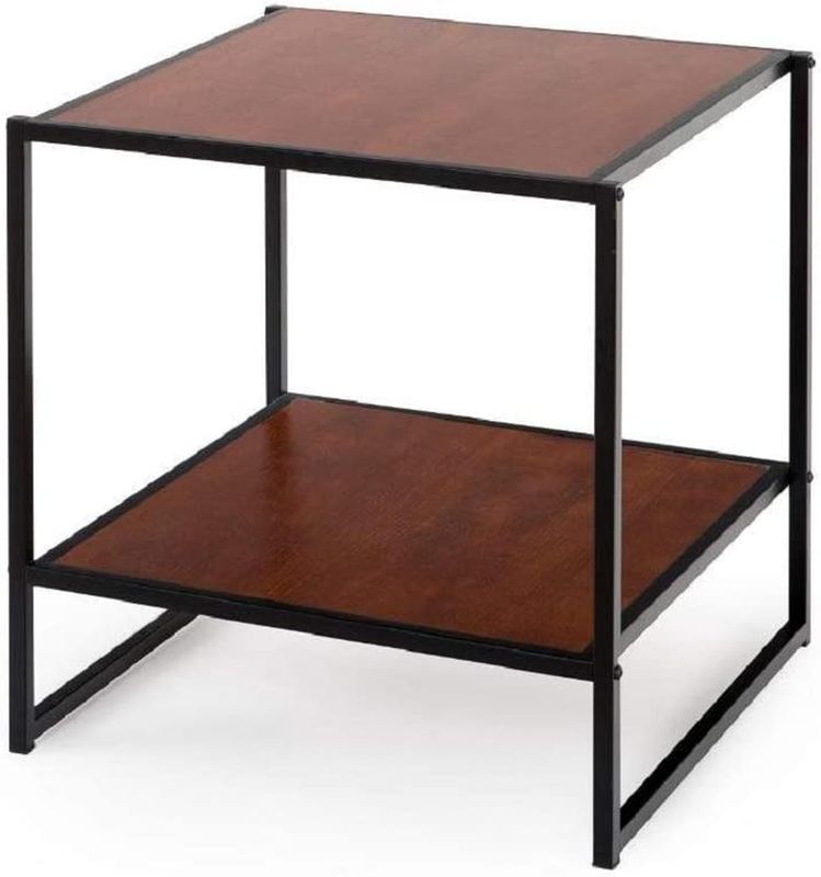 ZINUS Dane 20 Inch Black Frame Side Table / End Table / Easy