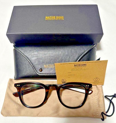 NATIVE SONS Eyeglasses Mckowski GASOLINE 46.8-26.2-145 Made in Japan