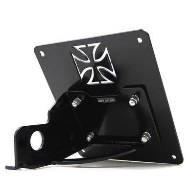 Kennzeichenhalter K/K seitlich passend für Harley-Davidson Dyna Switchback DE