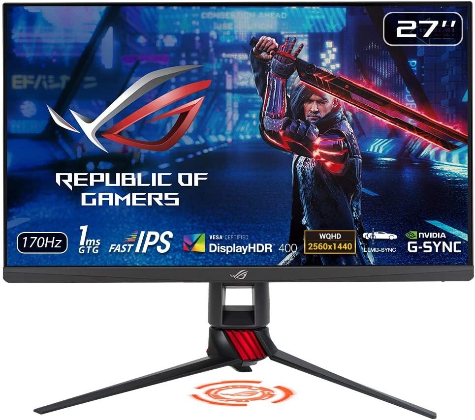 rog 2560*1440 170hz 2kモニター 27インチ ASUS ROG Strix 27