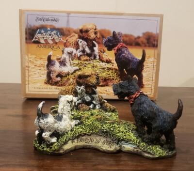 Ertl Collectibles Limited Edition ''A Friend In Need'' 2525 Dog Figurine 231/4500 