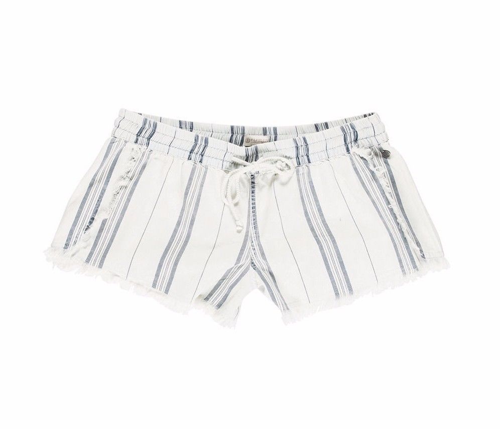 元素条纹短裤女