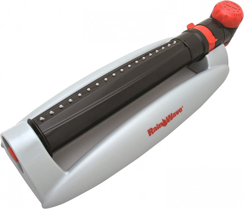 RAINWAVE Turbo Gear Oscillating Sprinkler Set with Timer, Cover Up to 3700...