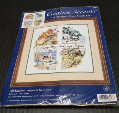 Creative Accents All Seasons TO EVERYTHING THERE IS A Season 14''x14'' New