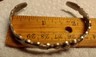 Old Fred Harvey Era Arrow Silver Products  Coin Silver Cuff Bracelet