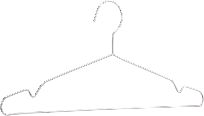 Stainless Steel Clothes Hangers - 50-Pack