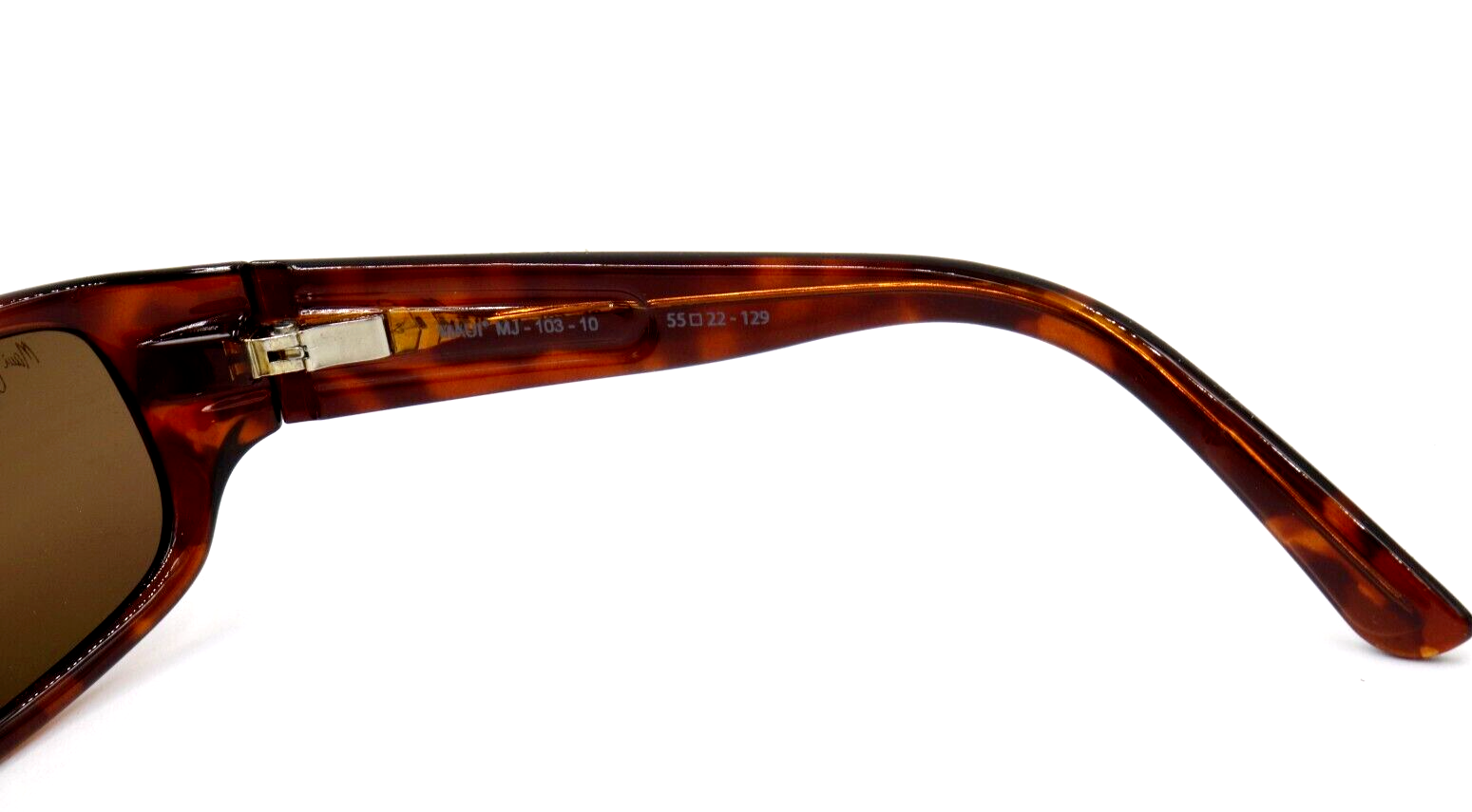 Pre-owned Maui Jim Stingray Tortoise Wrap Bronze Polarized Sunglasses H103-10 $279 In Hcl Bronze