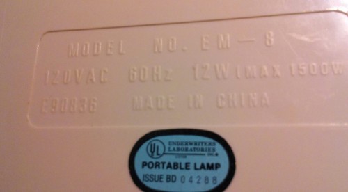 EXCELLENCE MAKEUP MAGNIFY MIRROR 4 Setting Tri Fold MODEL EM 8 Cosmetic Vintage