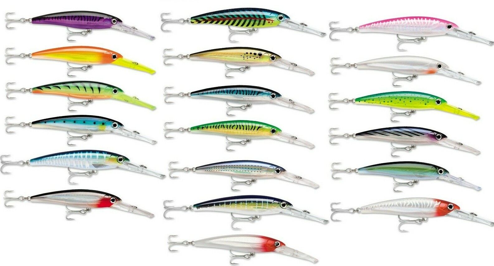 Rapala Shad Rap Dive Chart