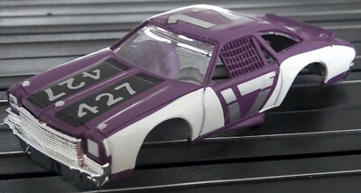 Chevy Chevelle Purple White 17 XtracTion SlotCar BODY for AFX autoworld FREEship