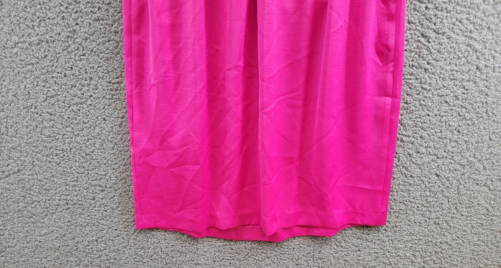 Jessica Howard Sleeveless Tie-Waist Wrap Dress Women's 10 Magenta Vneck Pullover - Picture 11 of 15