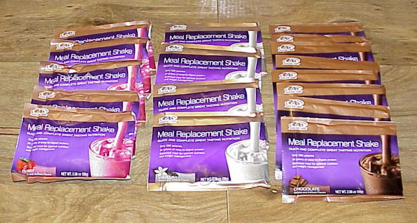 ADVOCARE Meal Replacement Shakes ~ 5 Berry, 4 Vanilla & 8 Chocolate ~ Free Ship