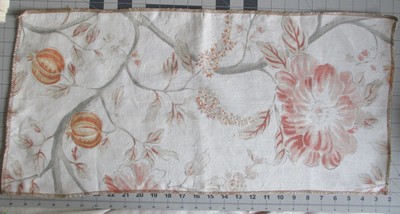Lee Decor Linen Fabric Buckingham Bloom Swatch 13