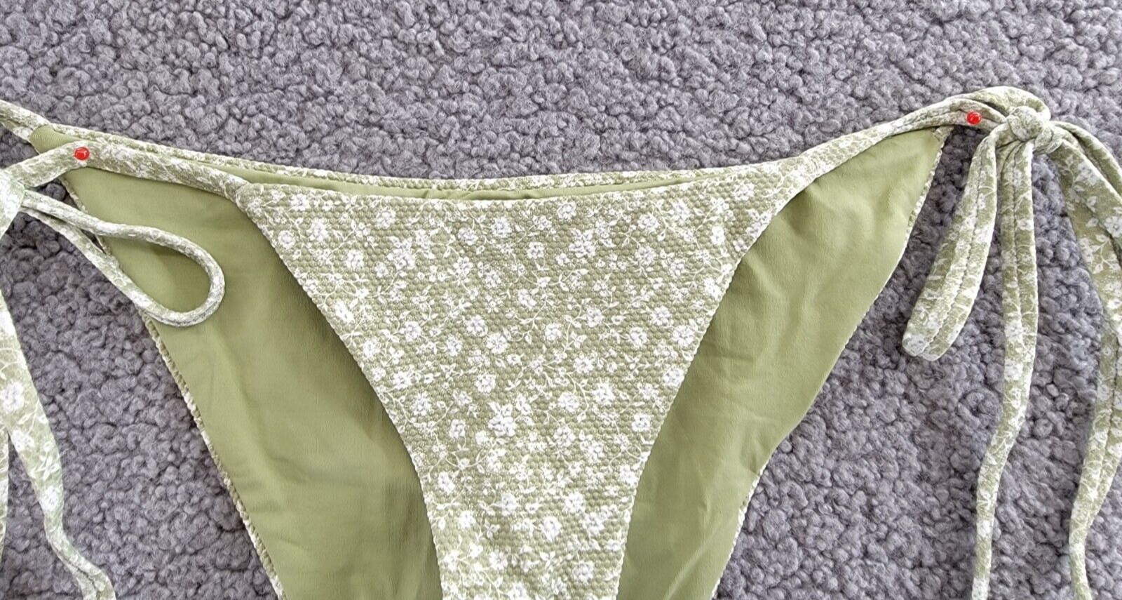 Eberjey Sadie Bikini Bottoms Women's XS Garden Floral Side Tie Strap Closure - Picture 3 of 15