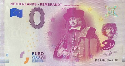 Ticket 0 Euro Netherlands Rembrandt Portret Van Jan Six 2019 Number
