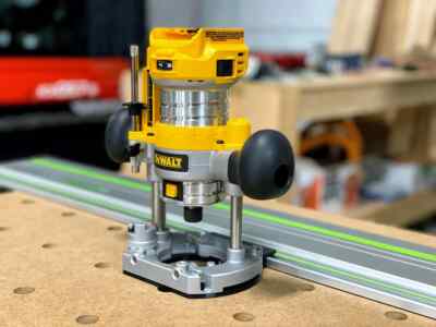 Dewalt Plunge Router Adapter for Festool Track Saw Guide Rails - DCW600B, DWP611