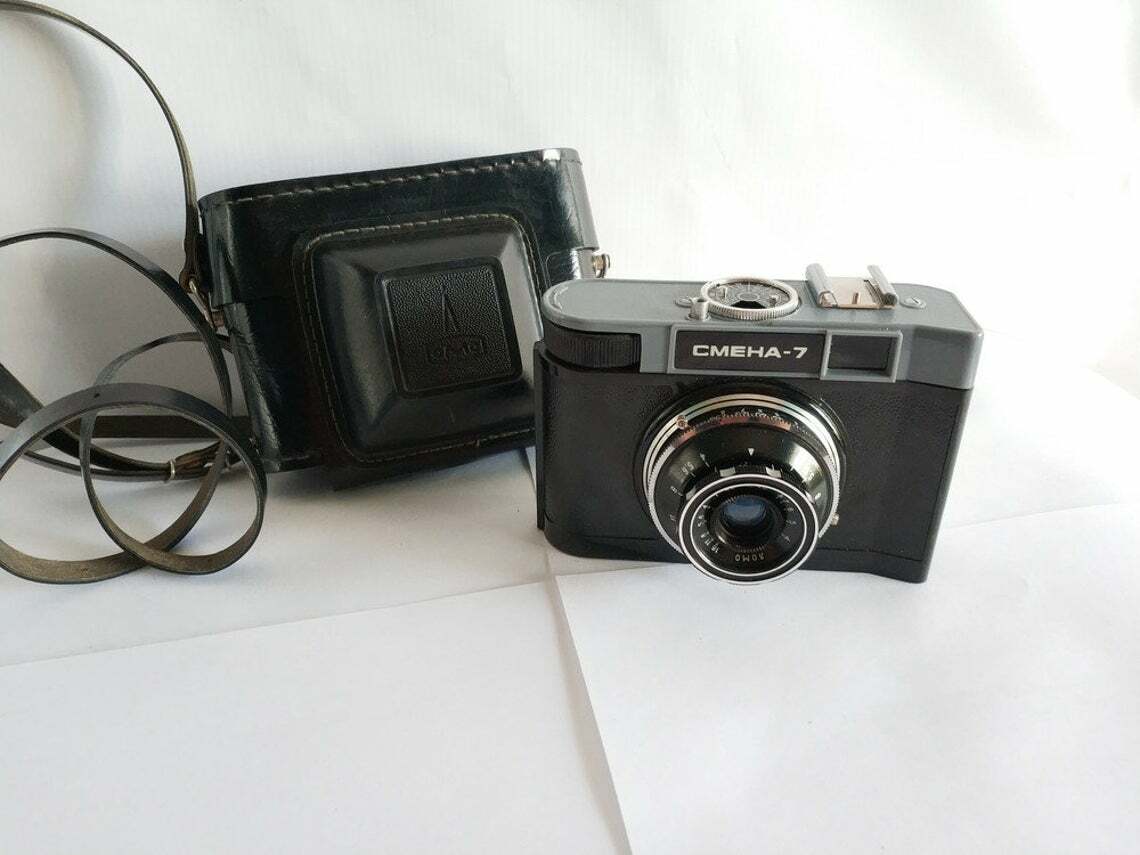 Vintage SMENA 7 Camera LOMO Triplet T-43 f/4 40mm Lens USSR