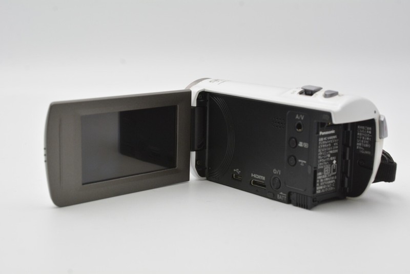 Used] Panasonic HC-V480MS White FULL HD Video Camera from