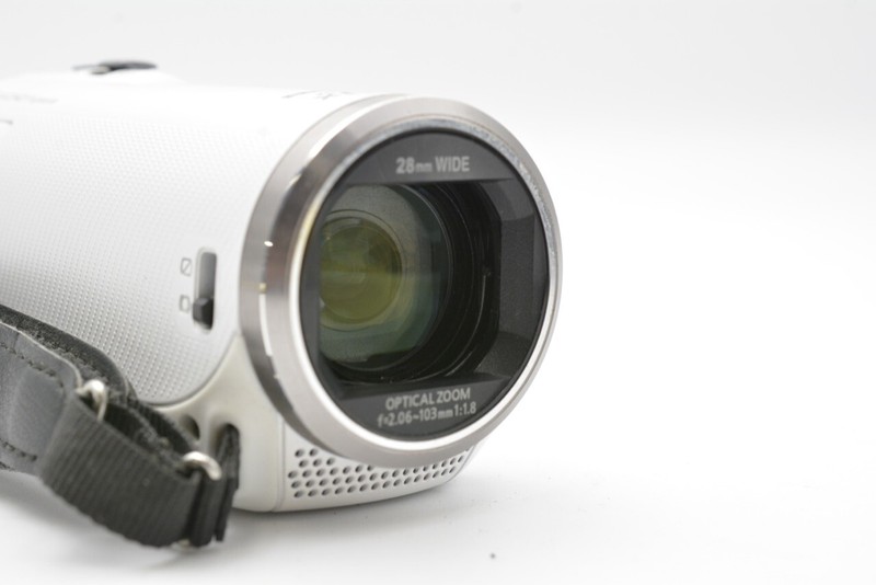 Used] Panasonic HC-V480MS White FULL HD Video Camera from