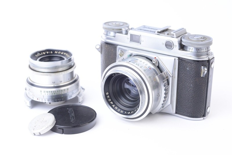 Appareil Photo Voigtlander Prominent #B47370. Avec Deux Optiques (35mm Et 100mm)