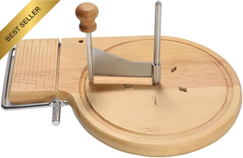 Multifunctional Cheese Slicer, Stainless Steel Cutter with Handle, Adjustable Cu