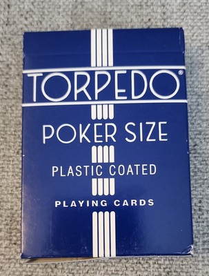 TORPEDO Poker Playing Cards Sealed Deck  #327 Blue Stocking Stuffer! New