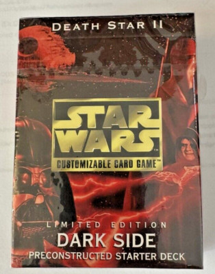Star Wars CCG Factory Sealed Starter Deck Death Star II 2 Dark Side