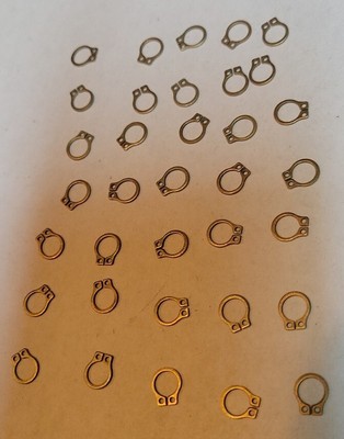 External Retaining Rings 1/4 35pc