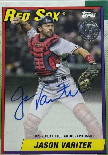 2025 Topps Series 1 - Jason Varitek #90AU-JV
